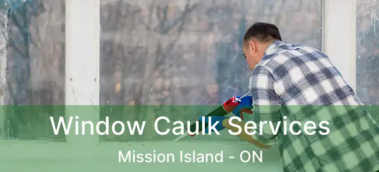  Window Caulk Services Mission Island - ON