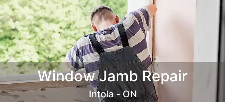  Window Jamb Repair Intola - ON