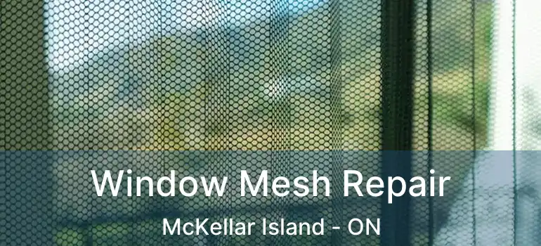  Window Mesh Repair McKellar Island - ON