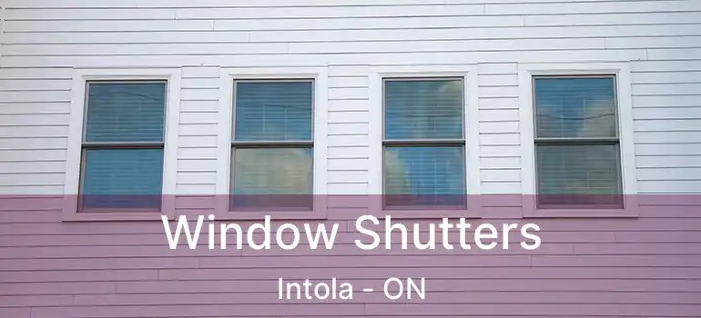  Window Shutters Intola - ON