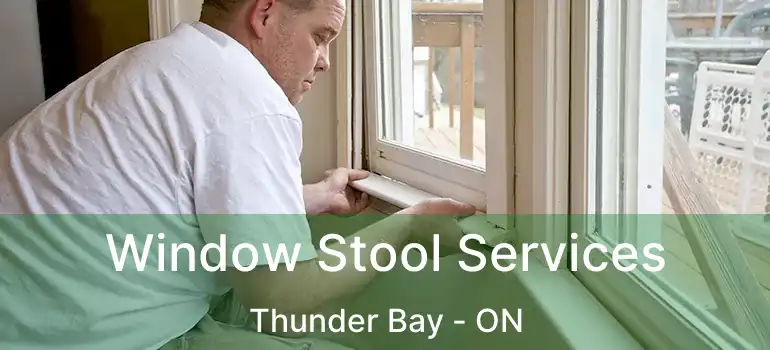  Window Stool Services Thunder Bay - ON